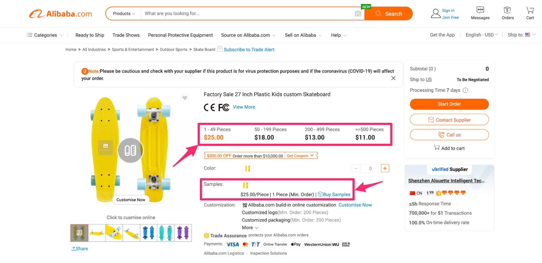 阿里巴巴Dropshipping