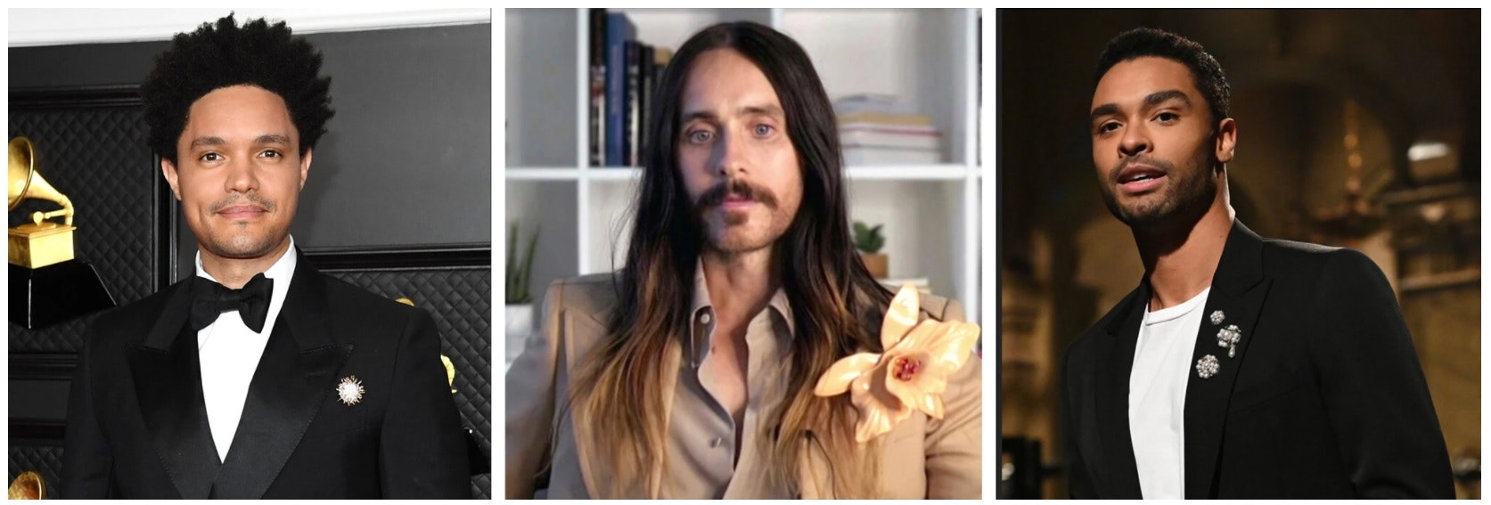 佩戴珐琅胸针的名人