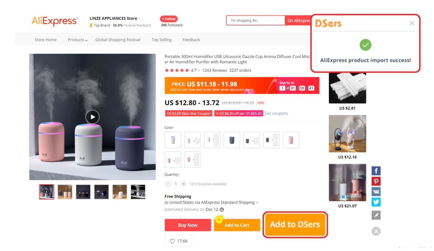 最好的直销网站:DSers