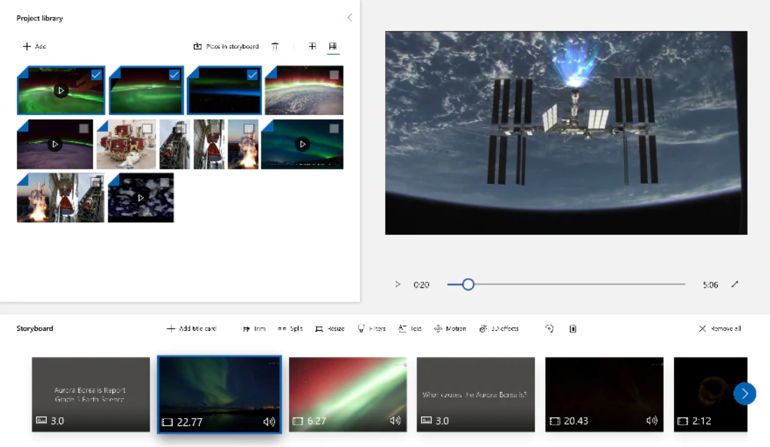 Windows视频编辑器
