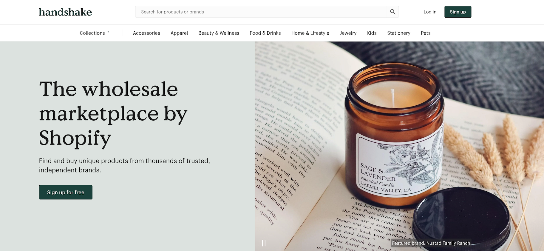 handpicked marketplace: Handshake