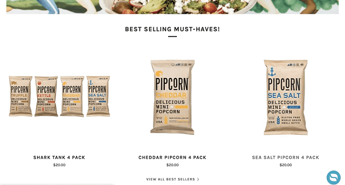 考虑在你的主页上突出最畅销的产品来增加销量