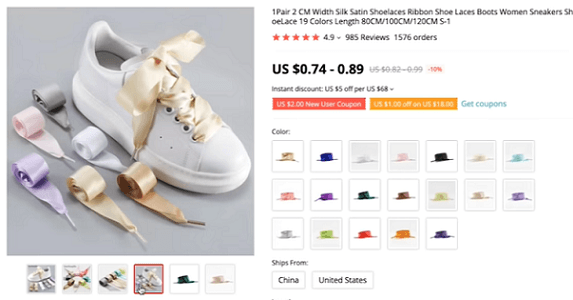 利用Instagram上的网红来推销这些缎面鞋带