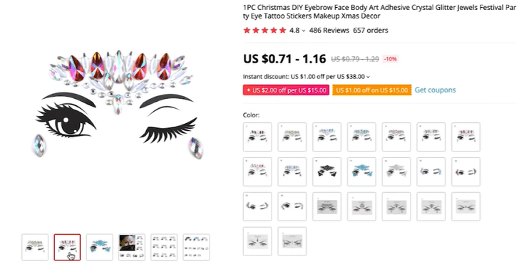 到2020年,将面部珠宝作为女性时尚利基市场的一部分出售