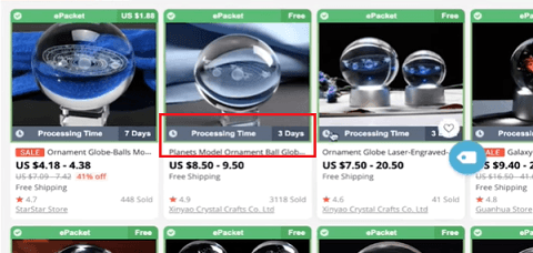 如何检查处理时间与Oberlo Chrome扩展