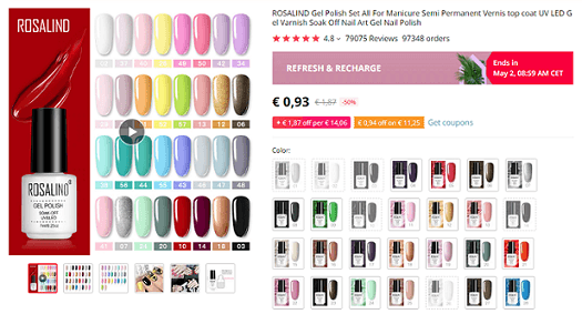 Selling home salon products is a good online business idea