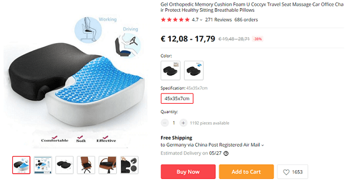 Support cushions are great products to sell now