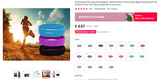 Dropship these running waistbands