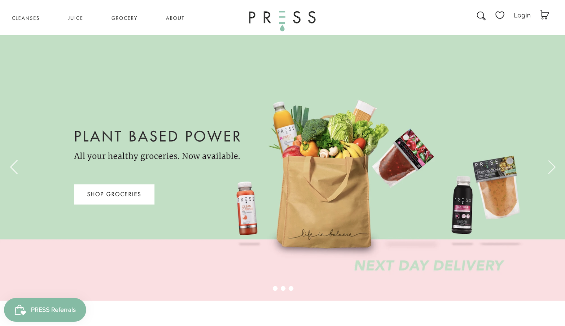 小型企业网站示例:Press London