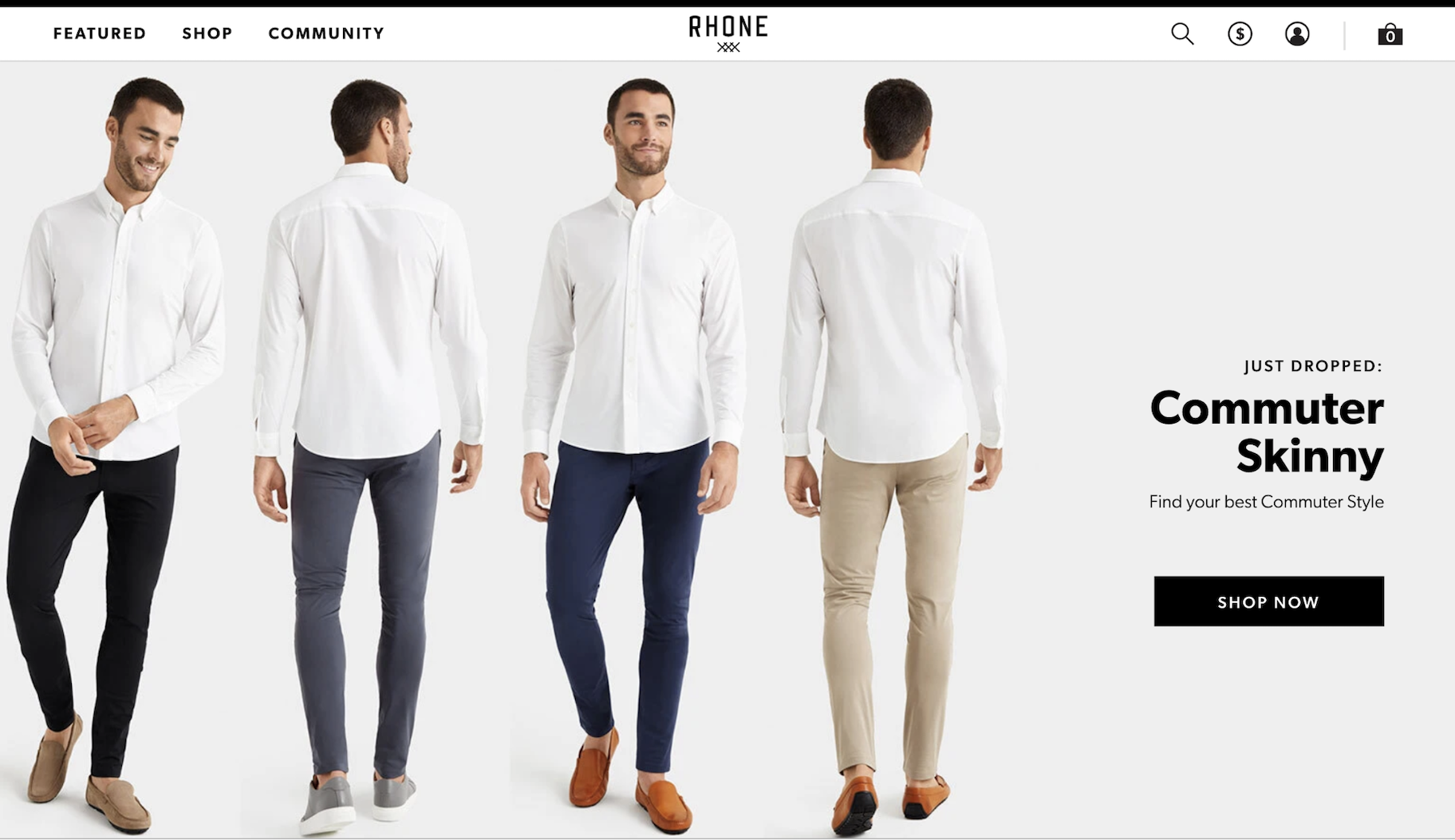 小型企业网站的例子:Rhone