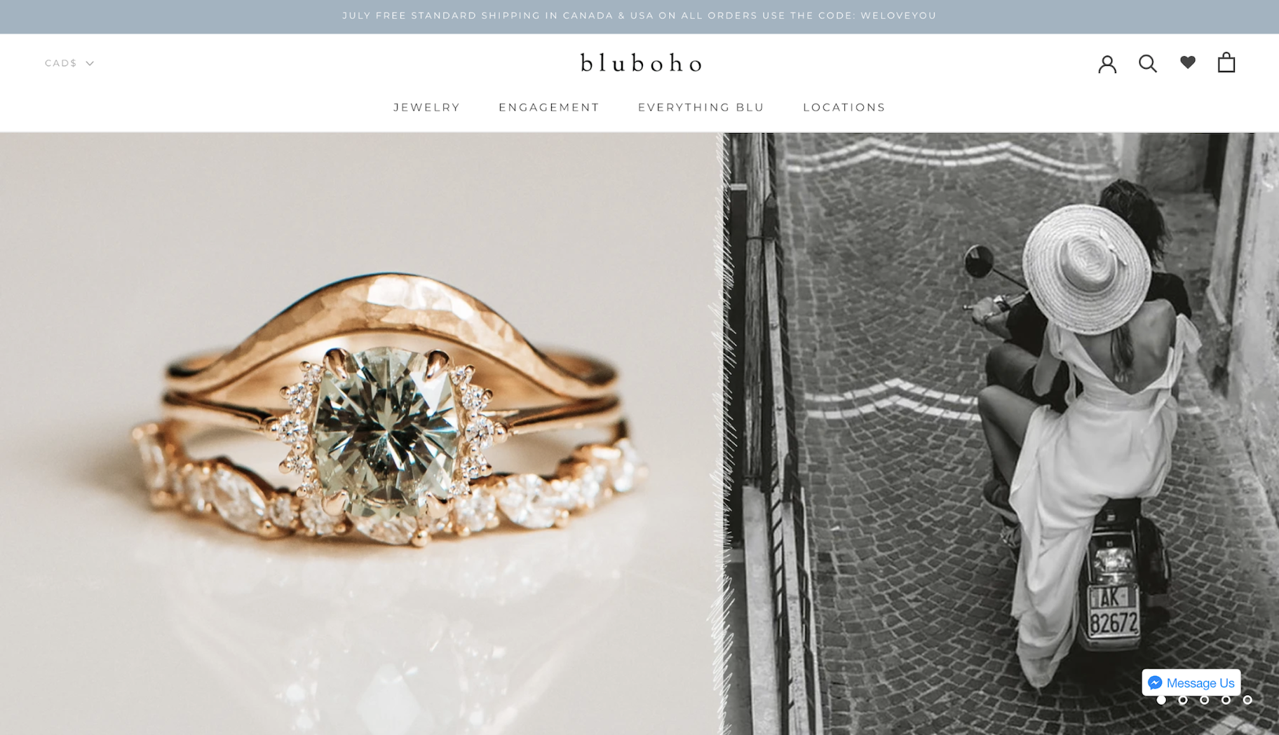 小型企业网站的例子:Bluboho