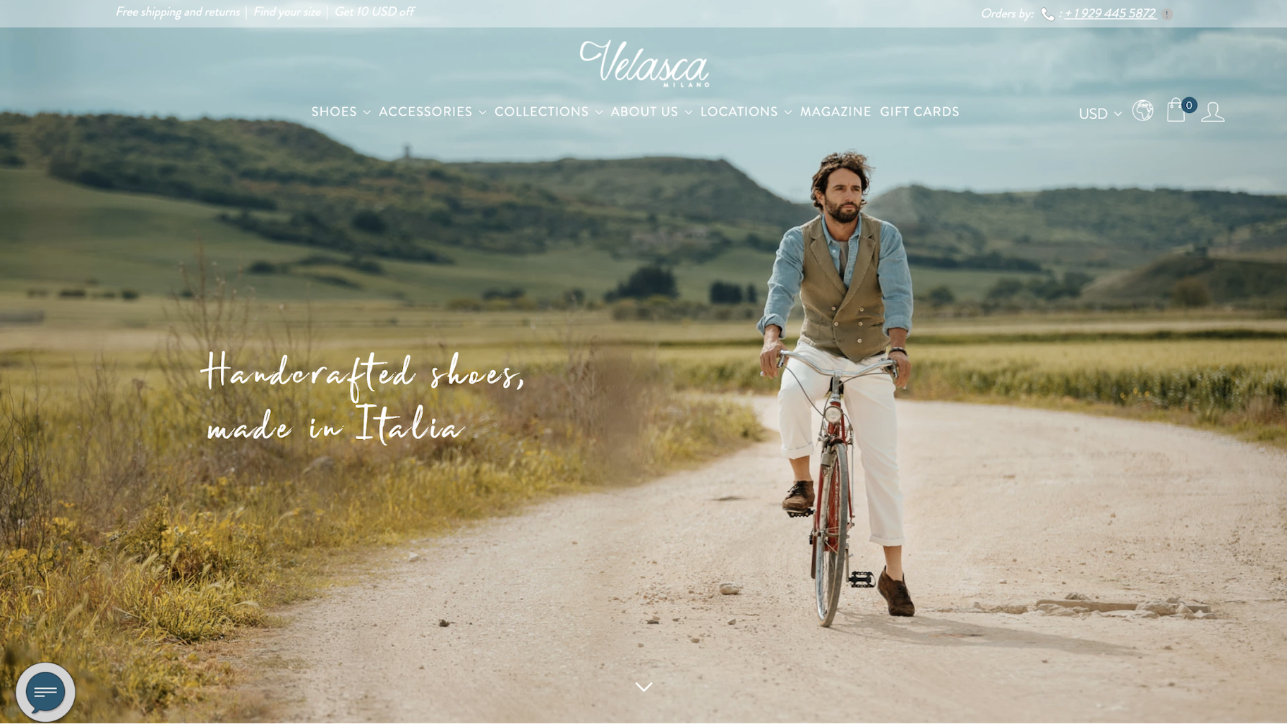 小型企业网站示例:Velasca