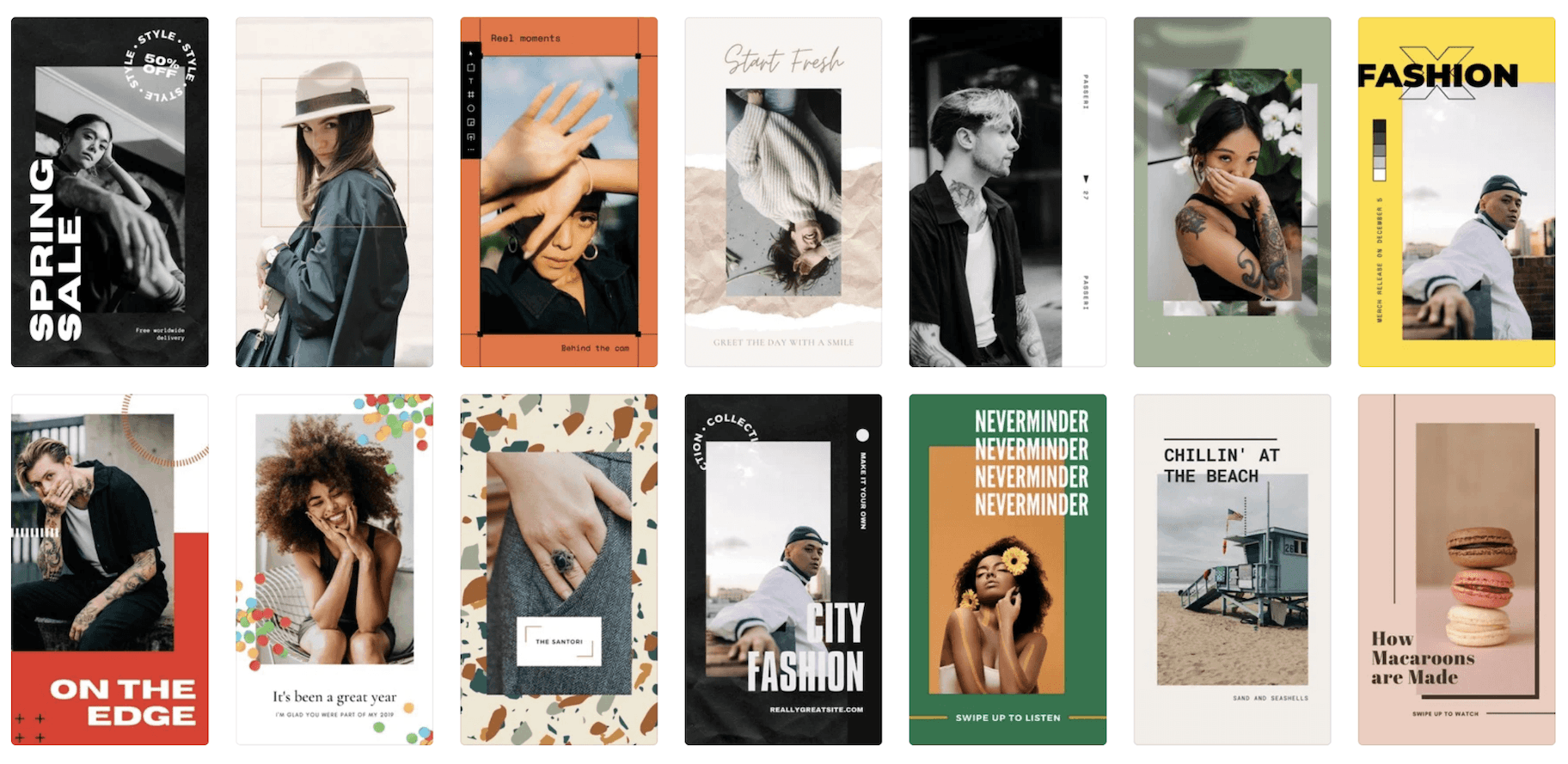 Canva Instagram故事设计模板