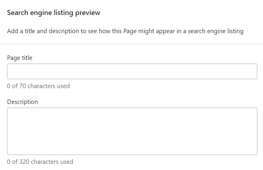 Shopify电子商务seo