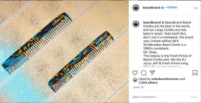 BeardBrand如何在Instagram上赚钱