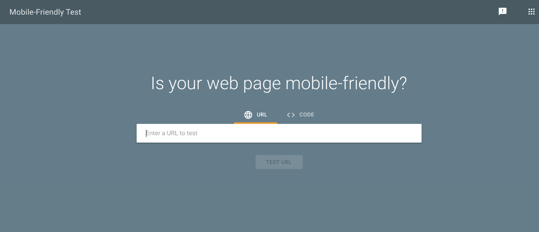 谷歌的移动友好测试