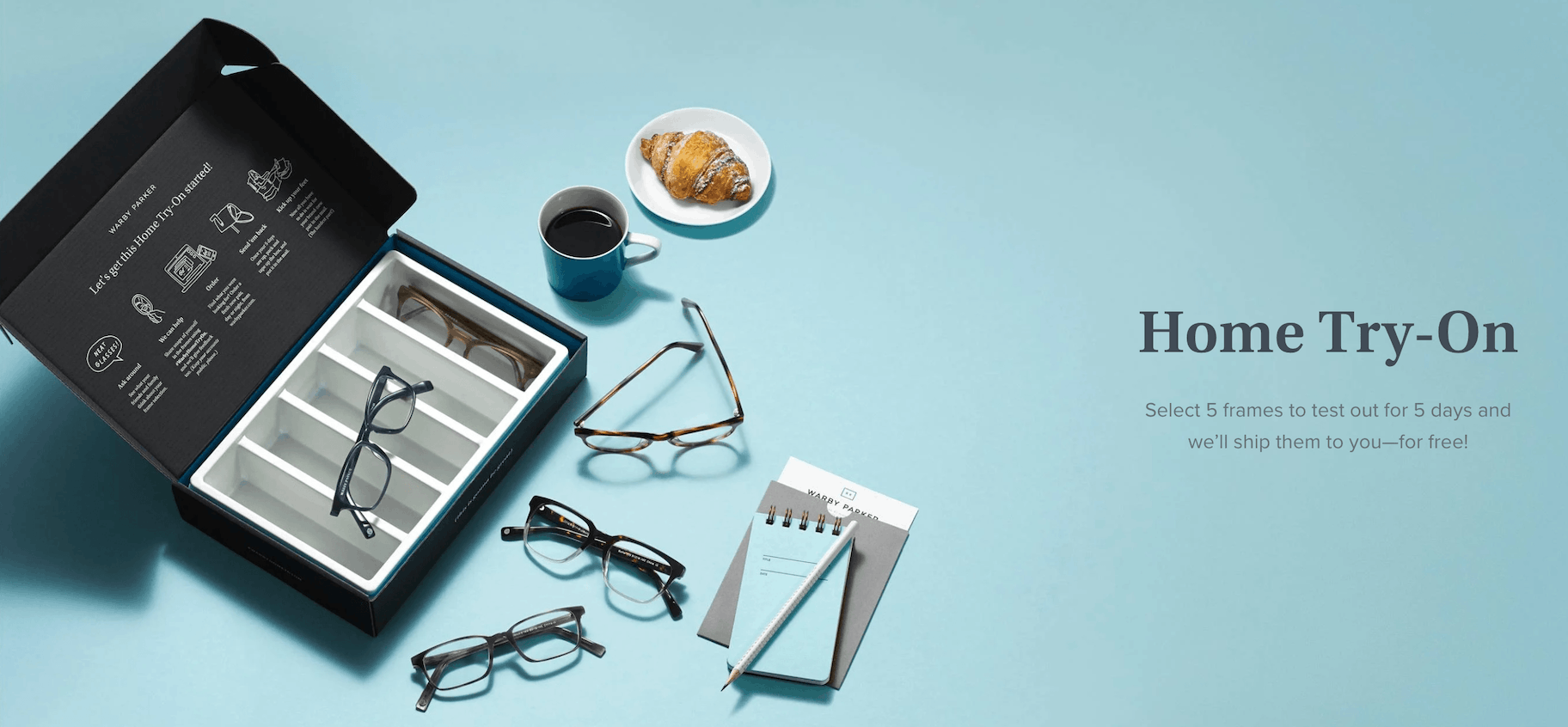 Warby parker,买之前先试一下