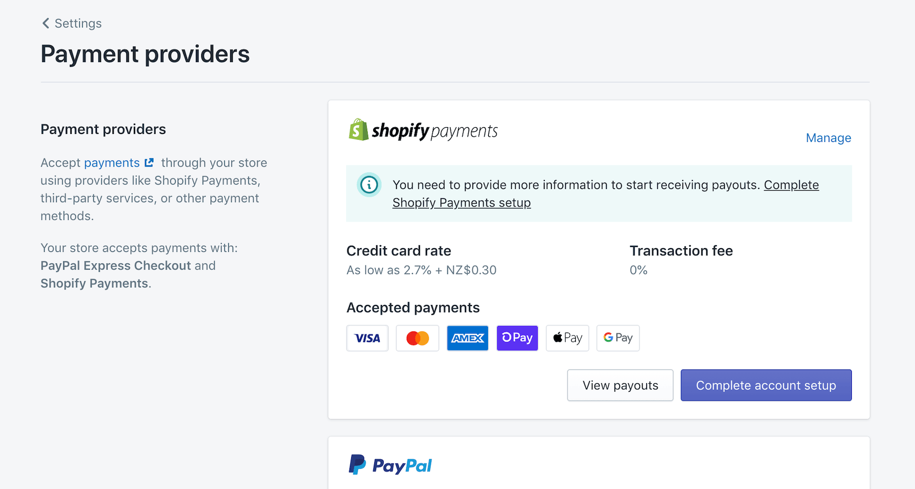 shopify payments