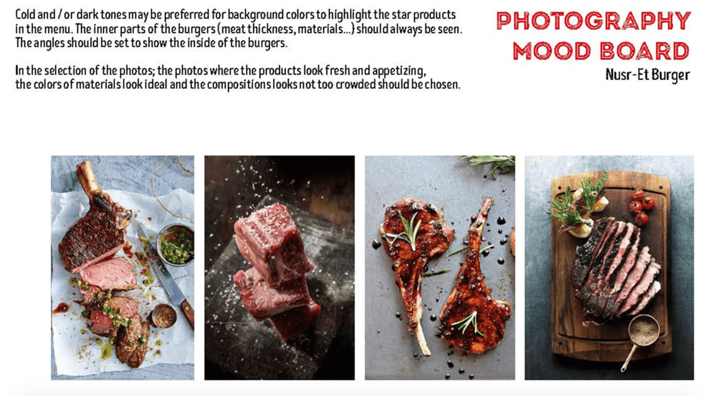 Nusret的品牌指导方针