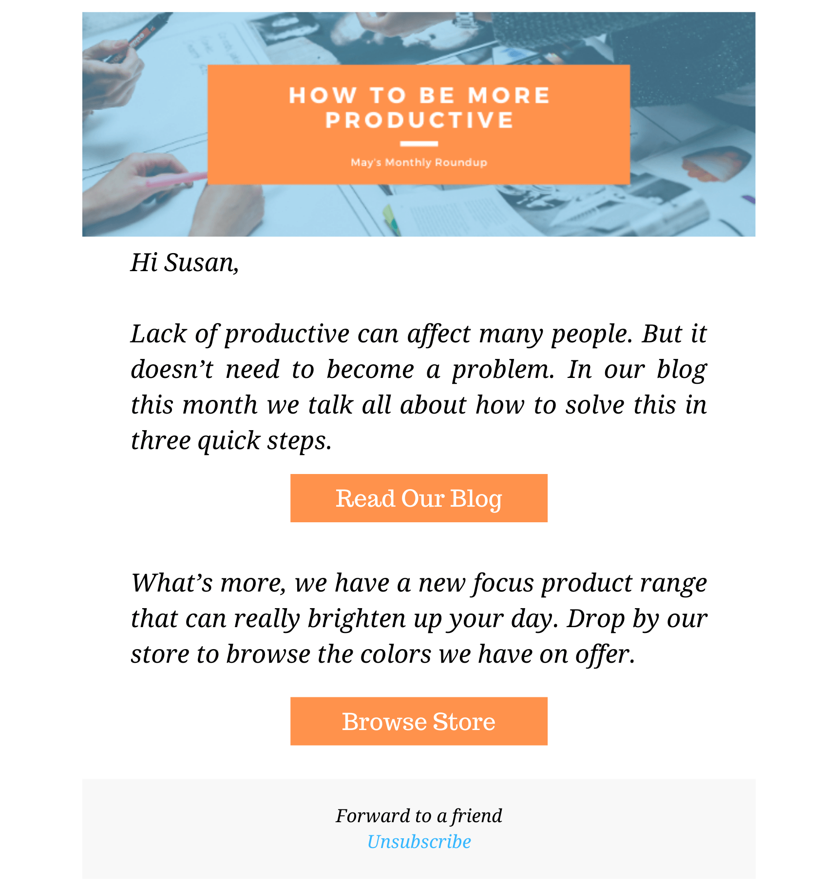 Newsletter Email Template