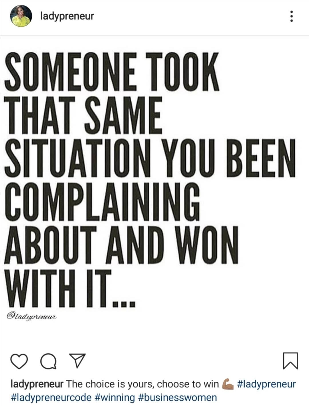 ladypreneur Instagram动机