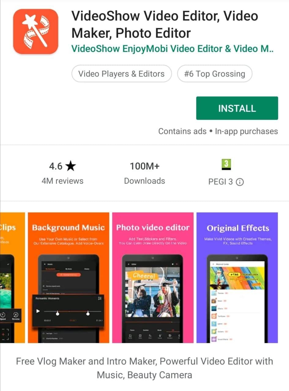 VideoShow移动视频编辑器