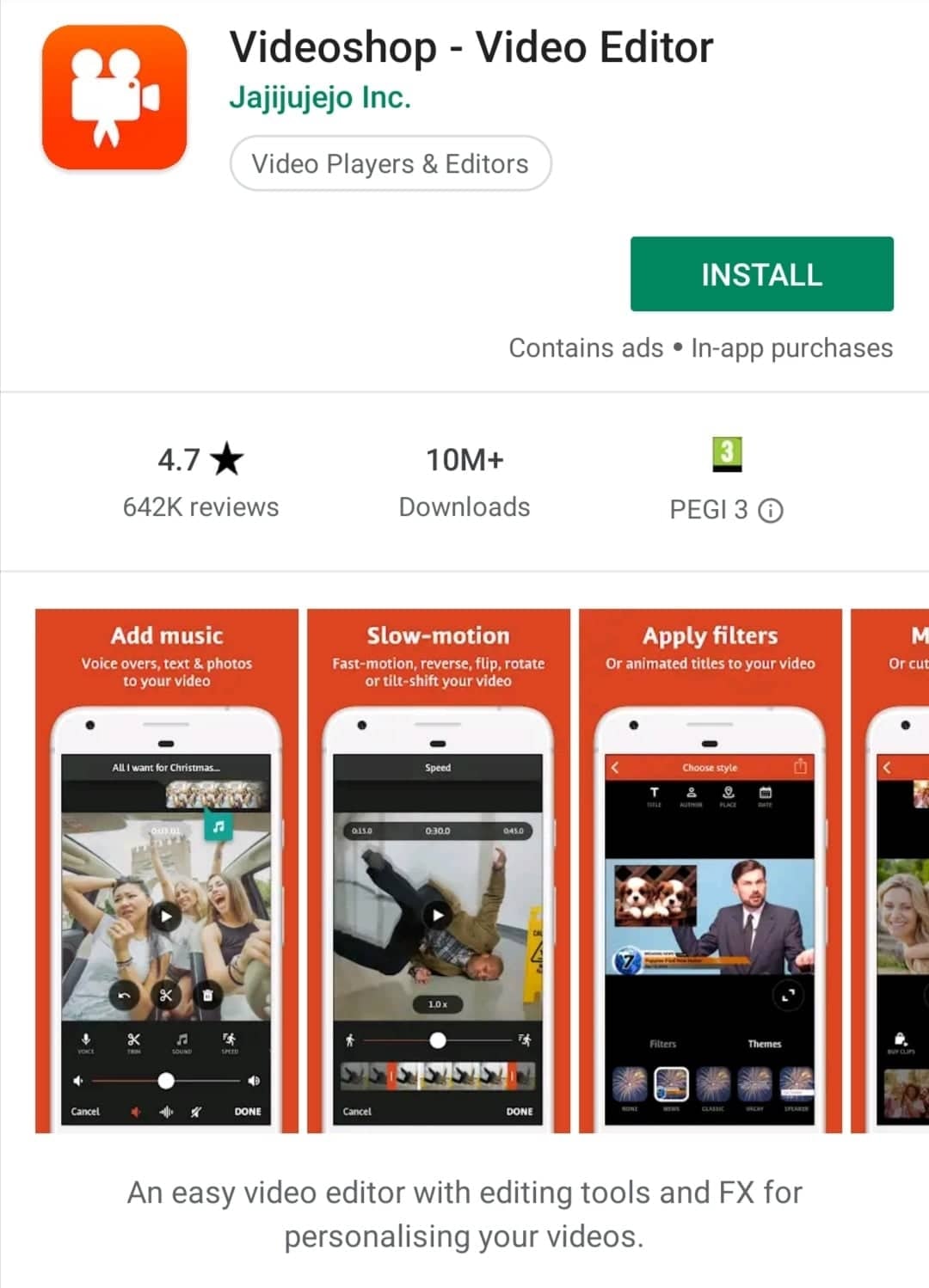 VideoShop移动视频编辑器