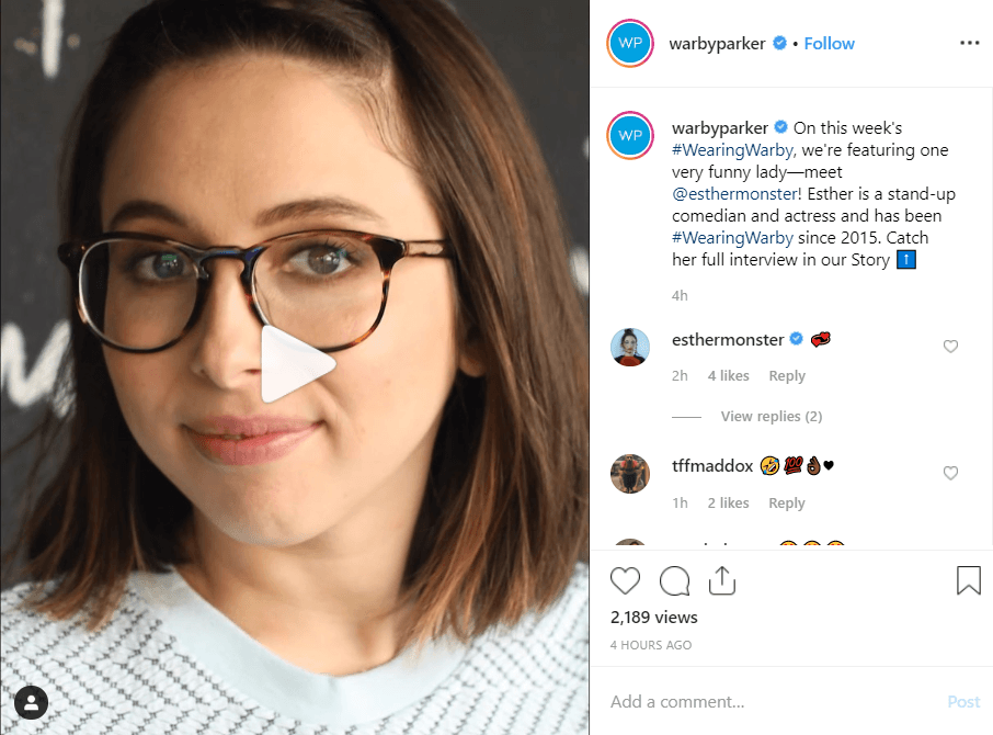 waby parker brand image