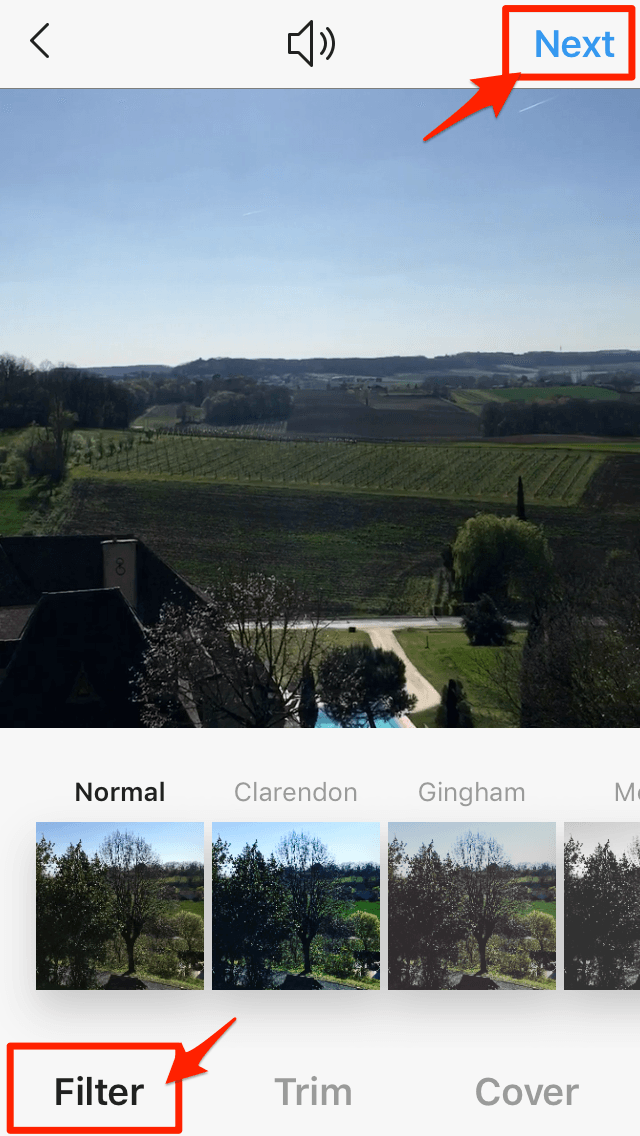 如何发布Instagram视频:第三步