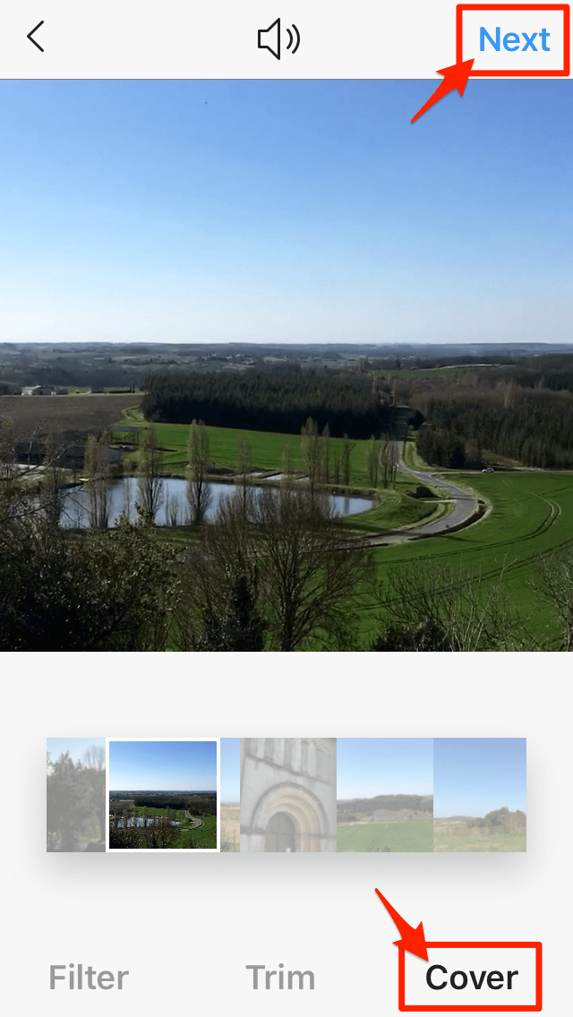 如何发布Instagram视频:第五步