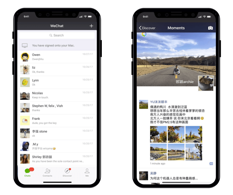b微信社交媒体网站