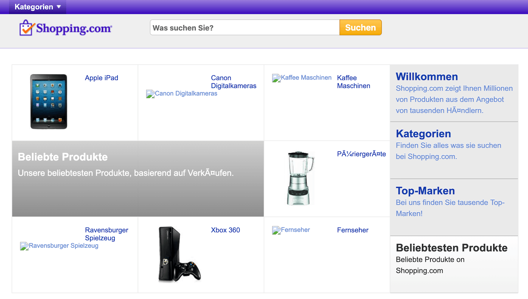 Shopping.com -比较产品价格