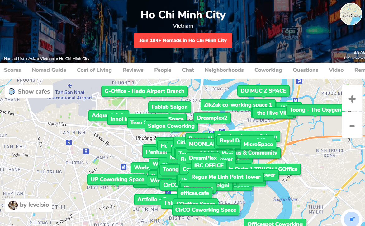 数字游牧民共享办公空间