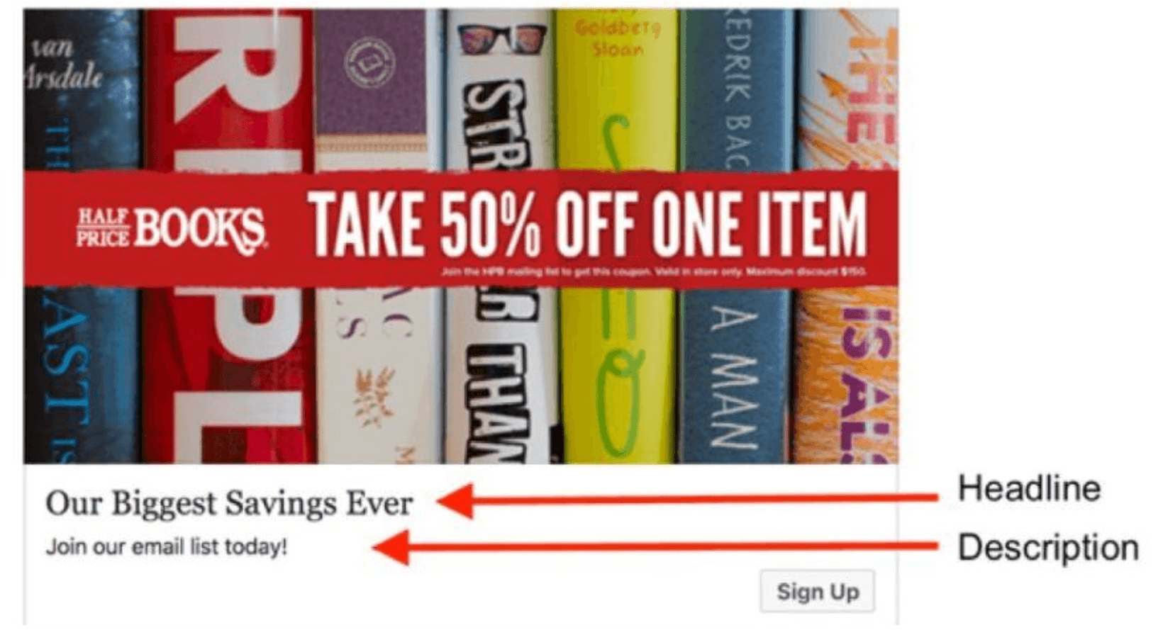 Facebook广告元素