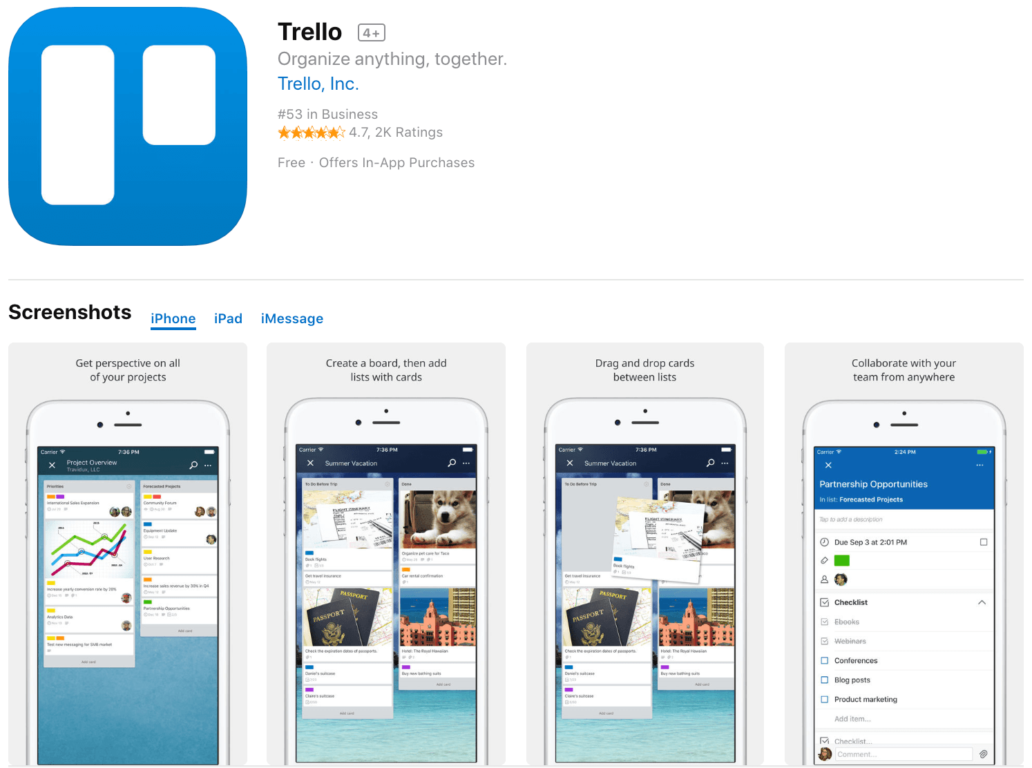 营销应用Trello