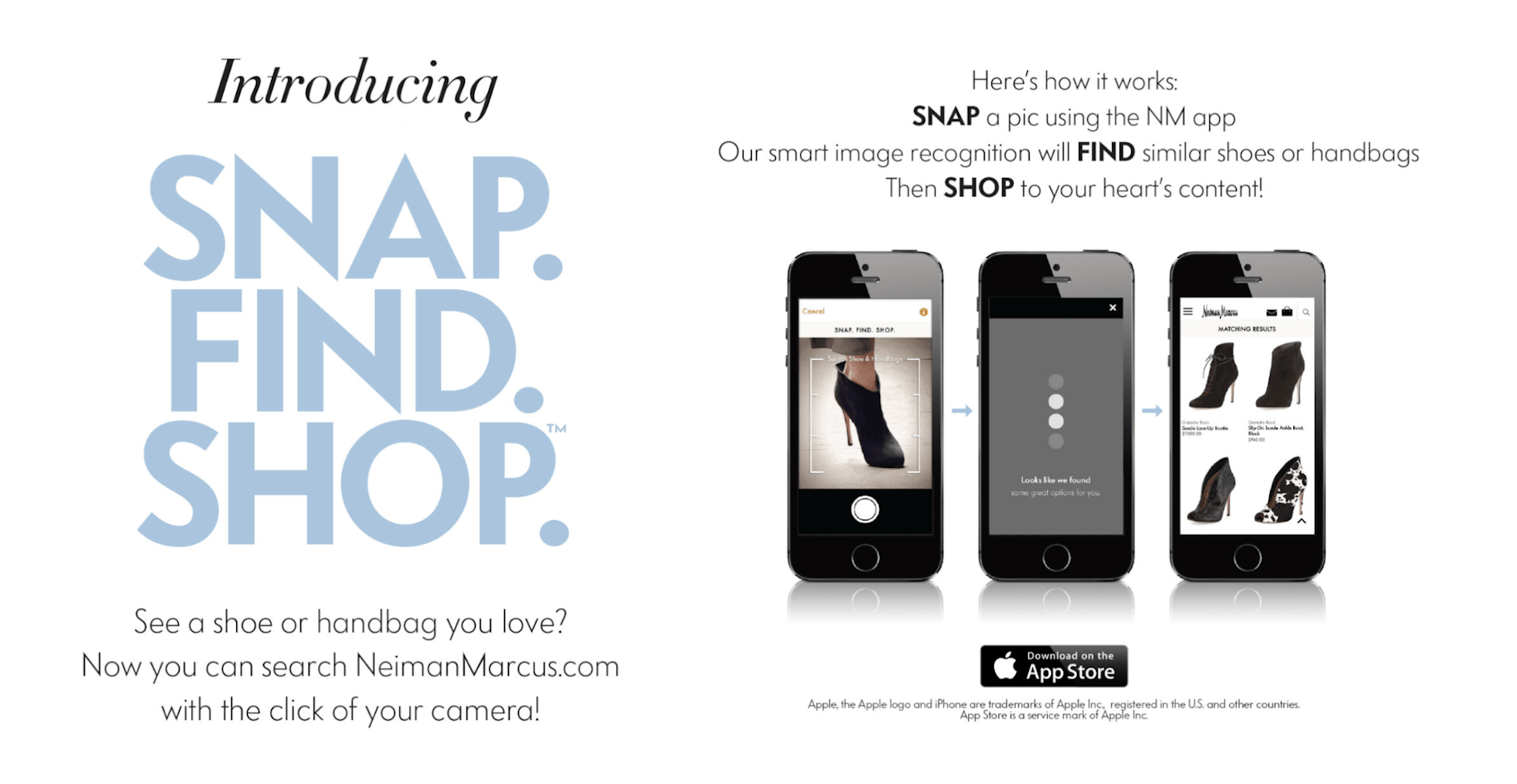 Neiman Marcus Snap Find Shop