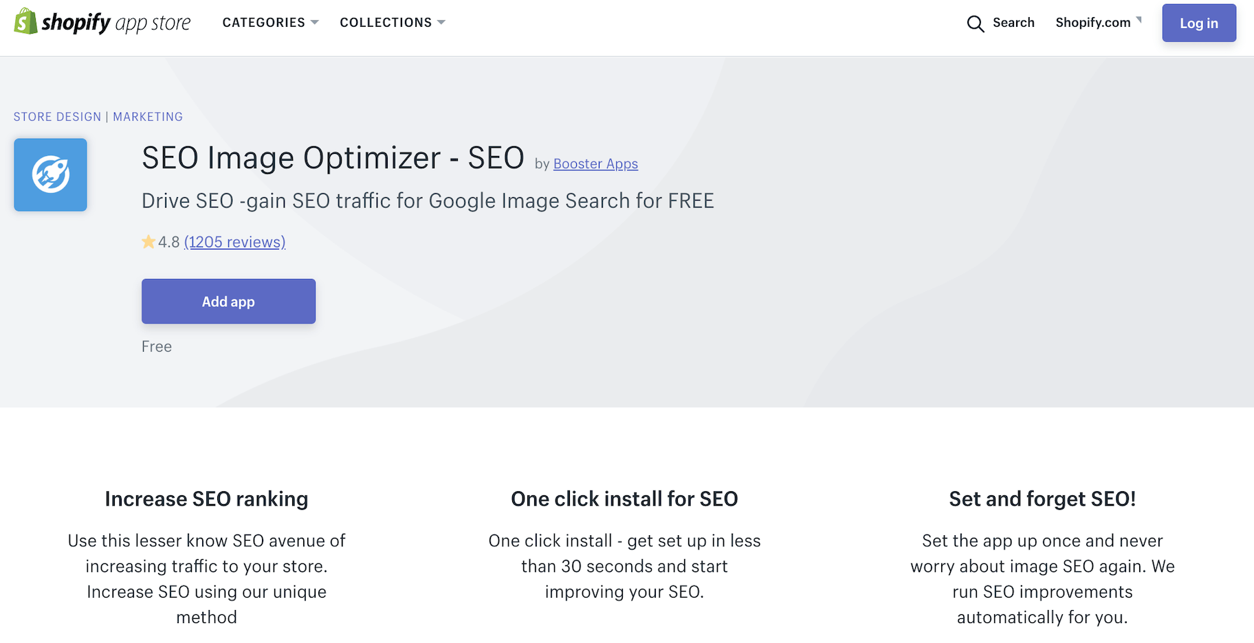 Shopify SEO应用程序:图像优化器