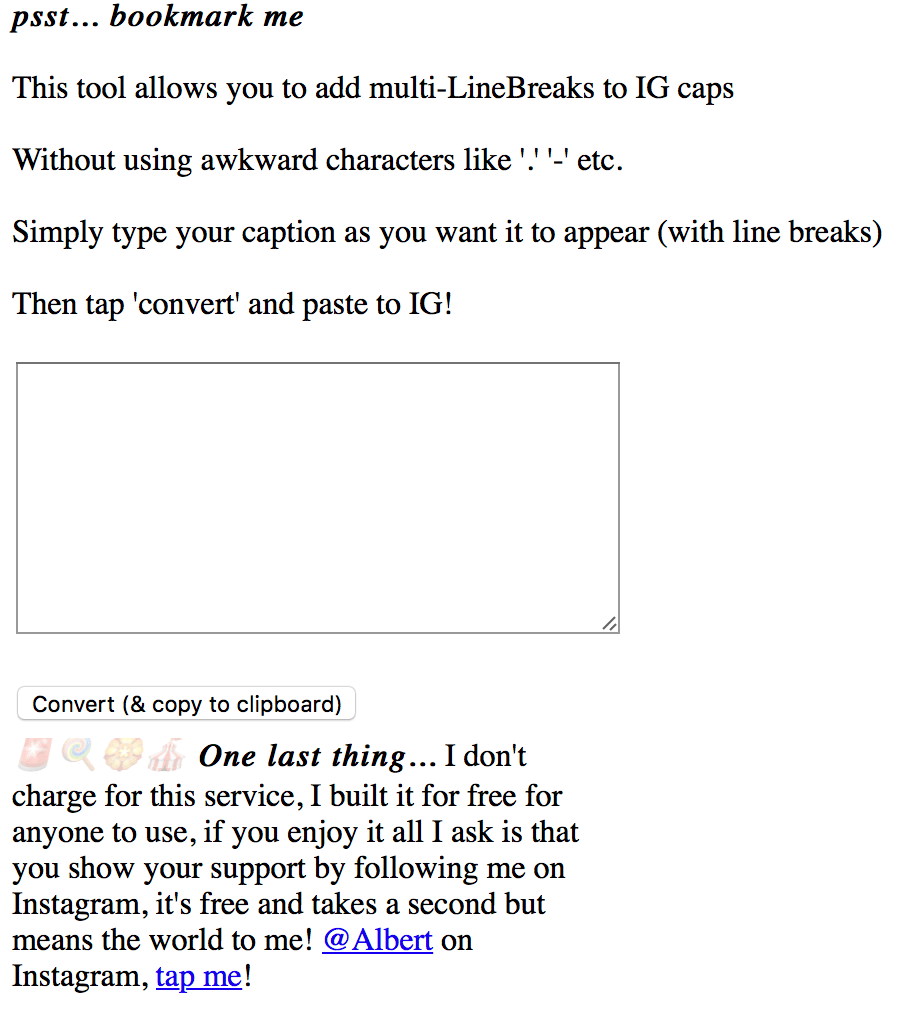 Instagram简介换行