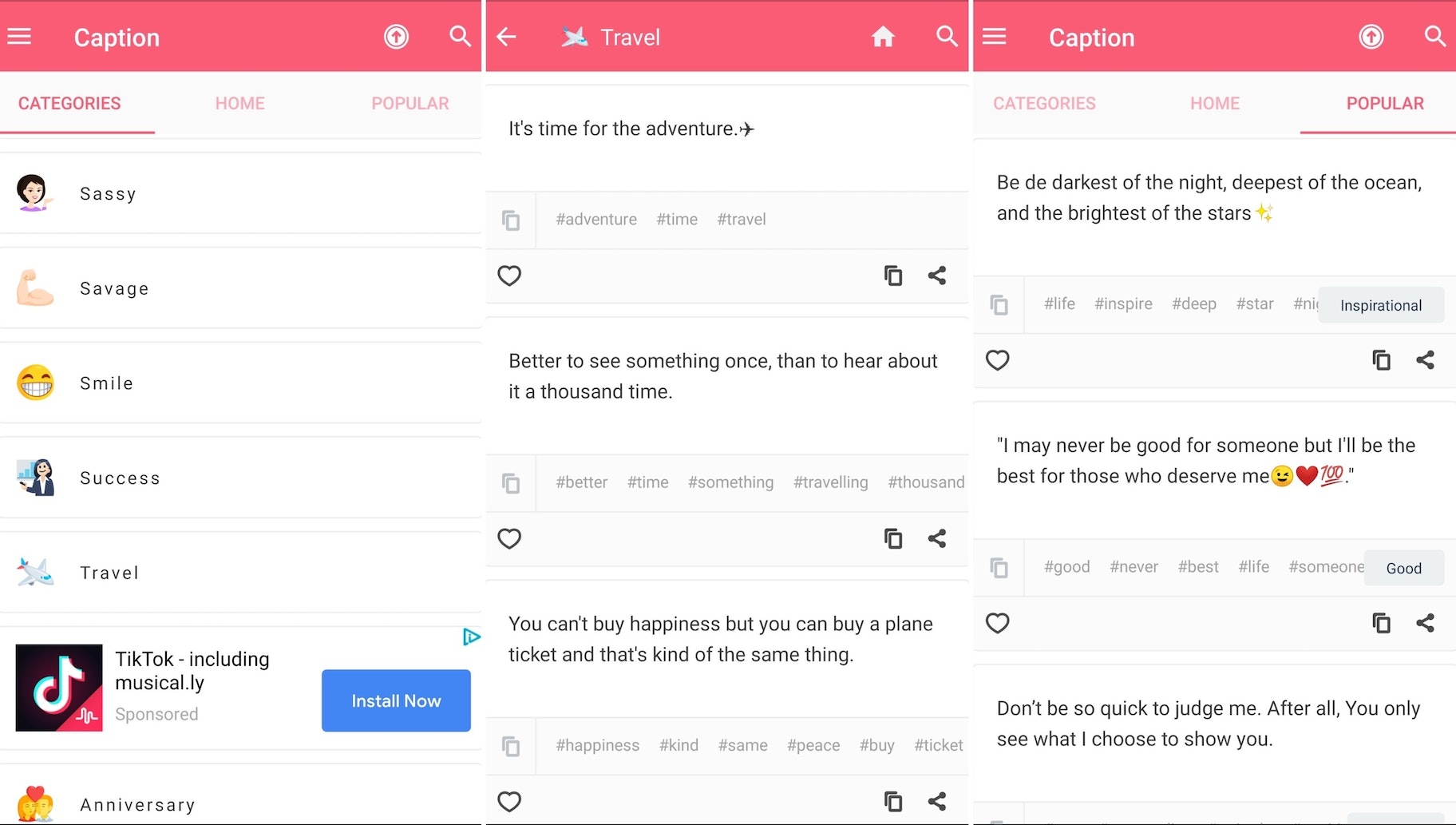 Instagram应用的标题