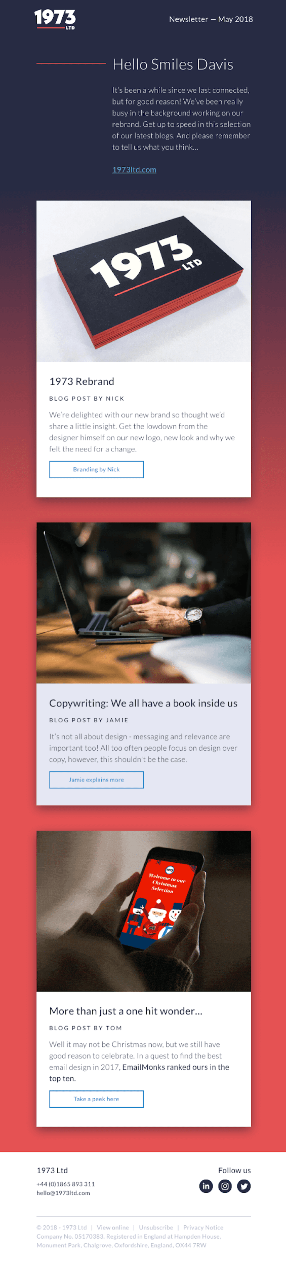 what to look for in a newsletter