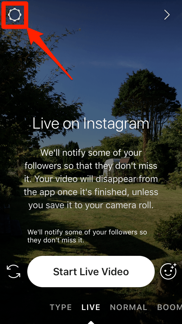 Instagram故事设置
