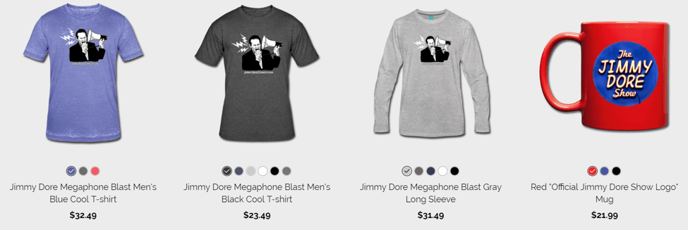 YouTube盈利服装商品