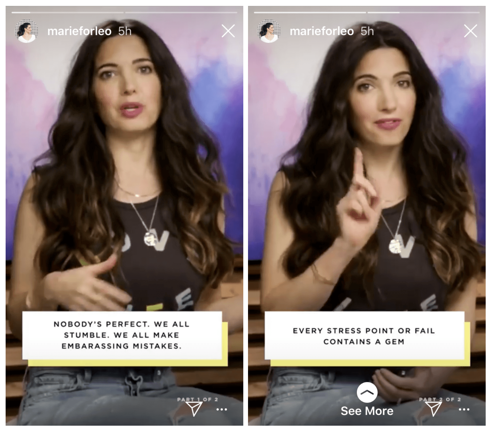 Marie Forleo的Instagram故事