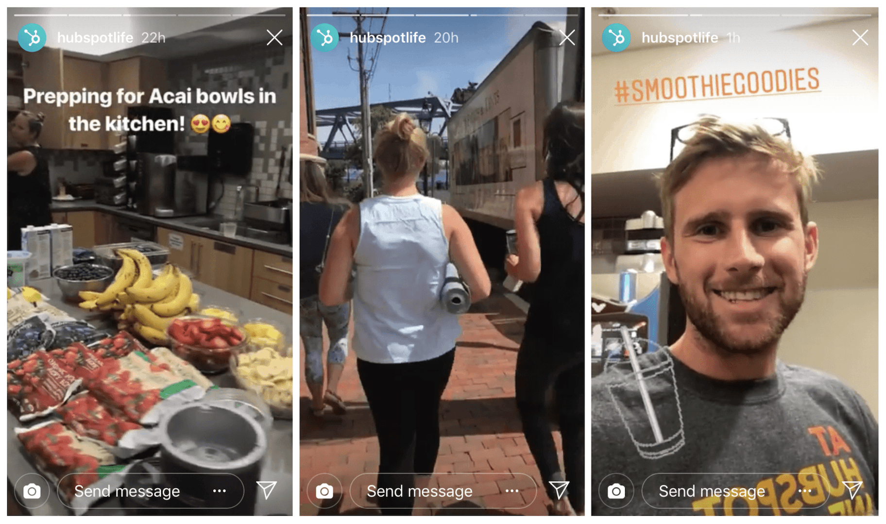 HubSpot生活Instagram故事