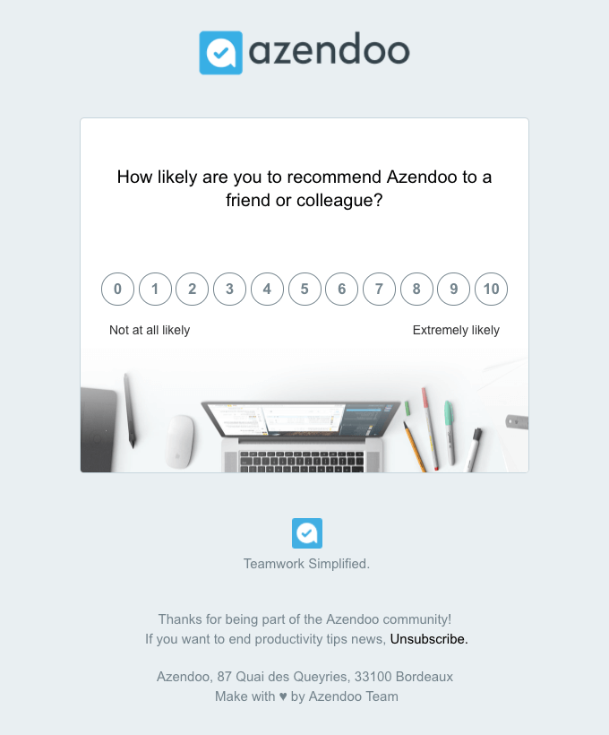 Azendo Email Template
