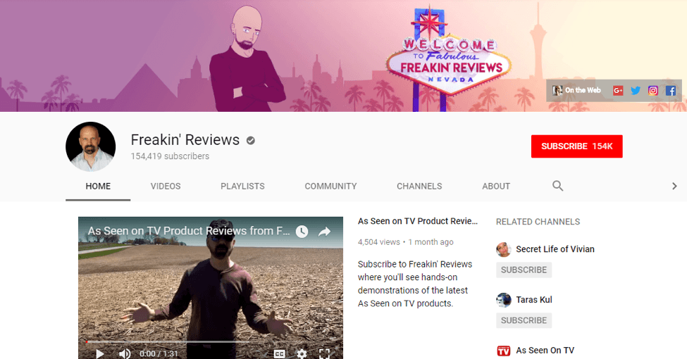 product review YouTube videos