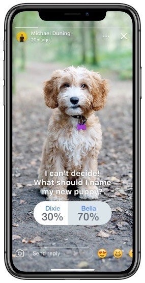 民意调查贴脸书故事