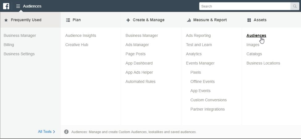 Facebook广告定位