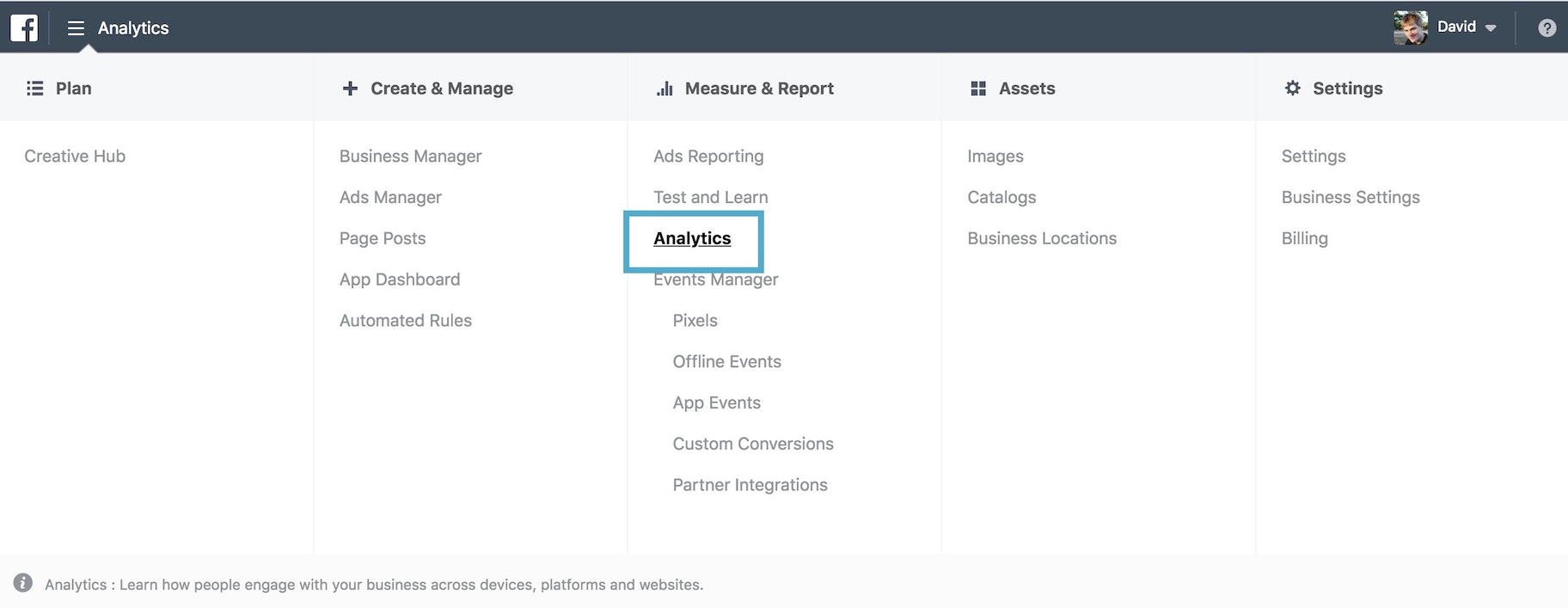 Facebook分析桌面
