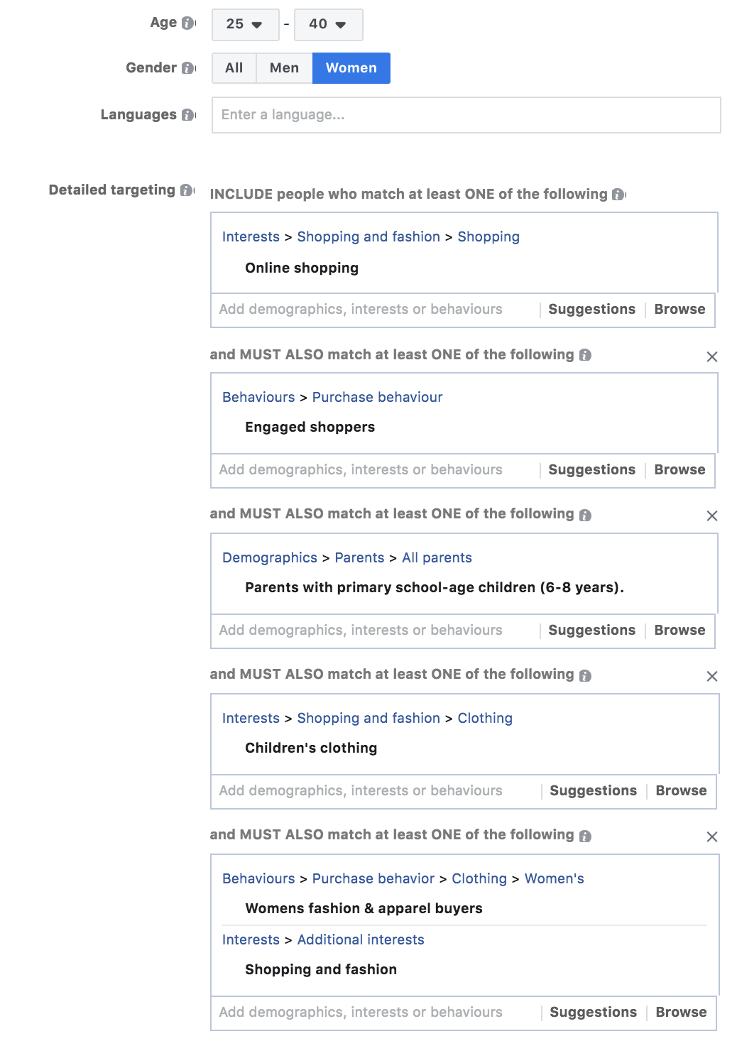 Facebook瞄准儿童连衣裤